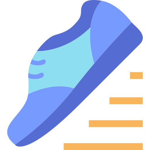 zapato deportivo Generic Flat icono