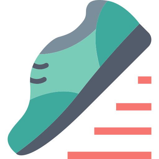 zapato deportivo Generic Flat icono