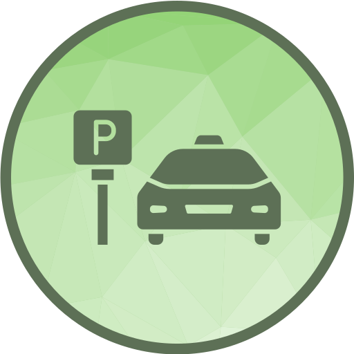 parkeren Generic Circular icoon