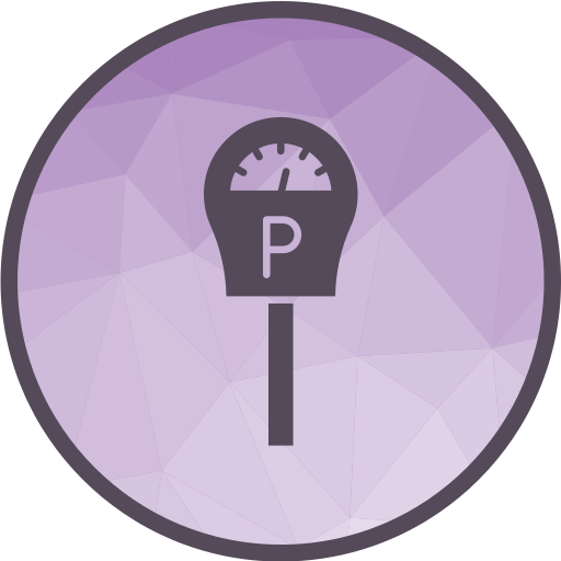 parkeermeter Generic Circular icoon