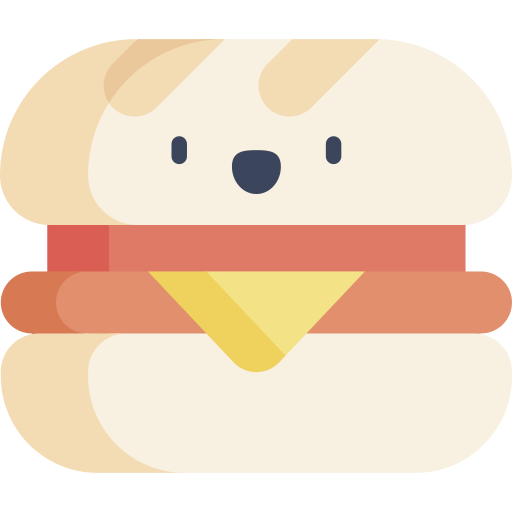 sandwich Kawaii Flat icono