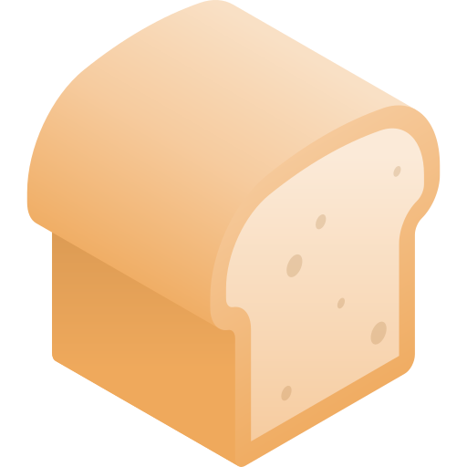 パン Gradient Isometric Gradient icon