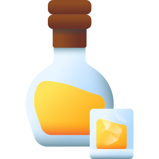 Whisky 3D Color icon