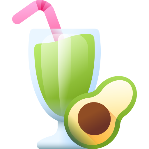 Авокадо 3D Color иконка