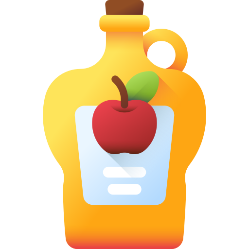 Apple cider vinegar 3D Color icon