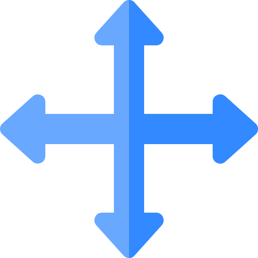 Move Basic Rounded Flat icon