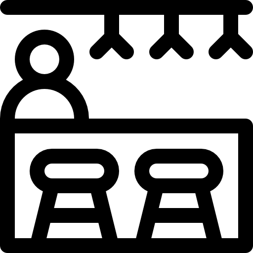 bar Basic Rounded Lineal ikona