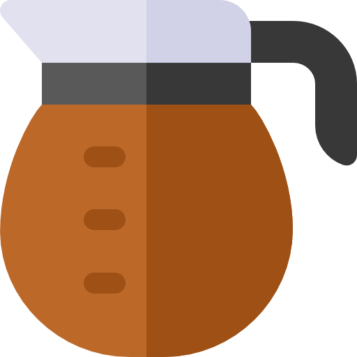 コーヒーポット Basic Rounded Flat icon