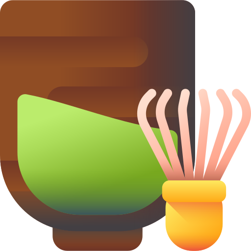 Matcha tea 3D Color icon