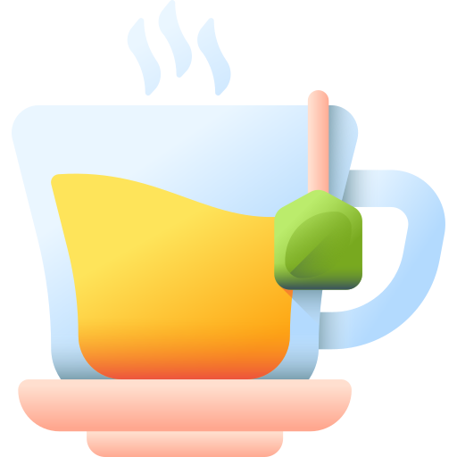 Горячий чай 3D Color иконка