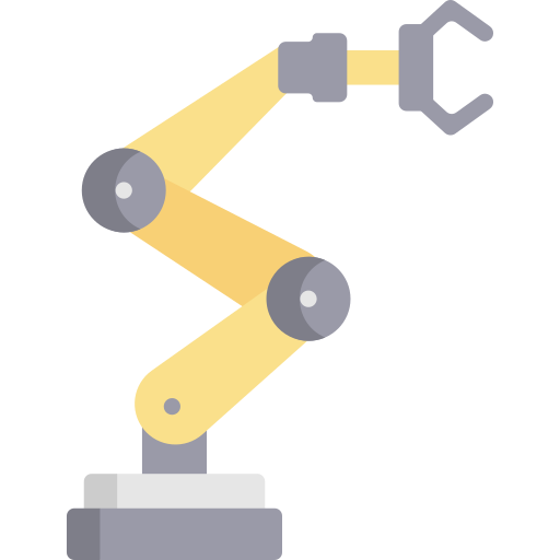 industriële robot Special Flat icoon