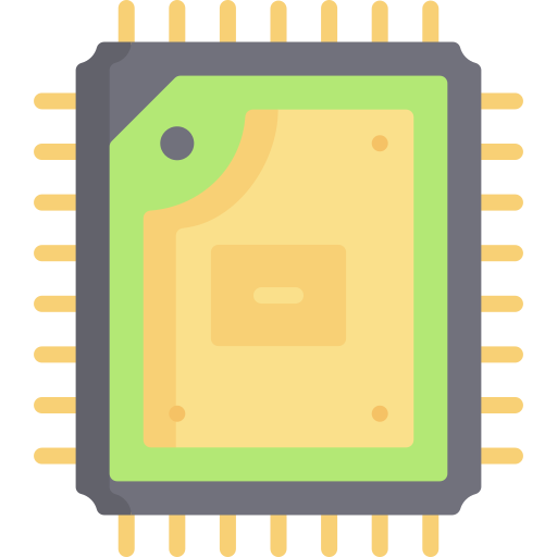 microchip Special Flat Ícone
