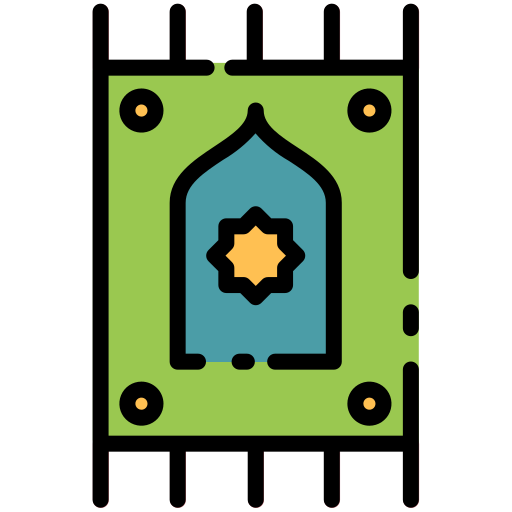 Prayer mat Generic Outline Color icon