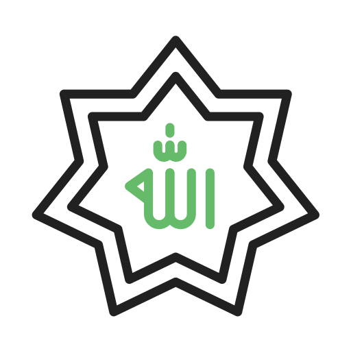 allah Generic Outline Color icona