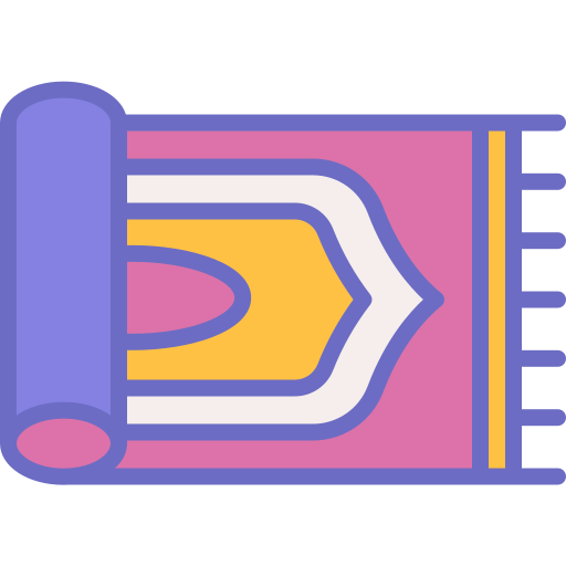 양탄자 Generic Outline Color icon