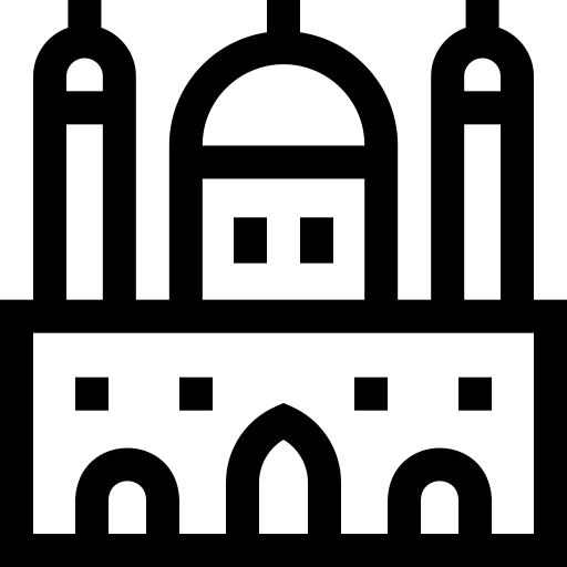 moschea Basic Straight Lineal icona