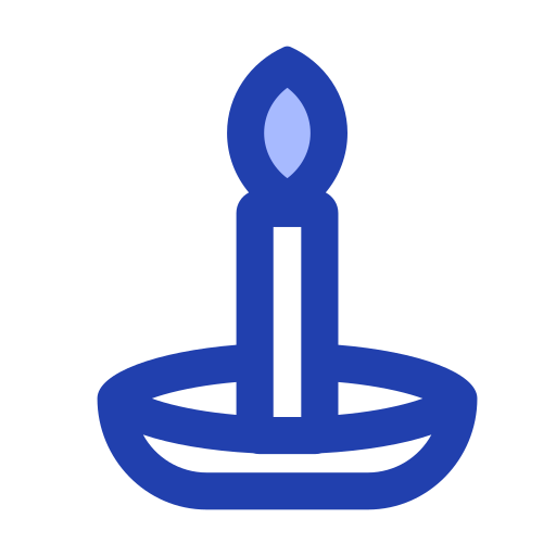 Свеча Generic Blue иконка
