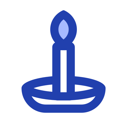 Candle Generic Blue icon