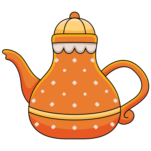Teapot Generic Outline Color icon
