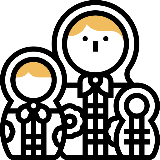 matroschka-puppe Meticulous Yellow shadow icon