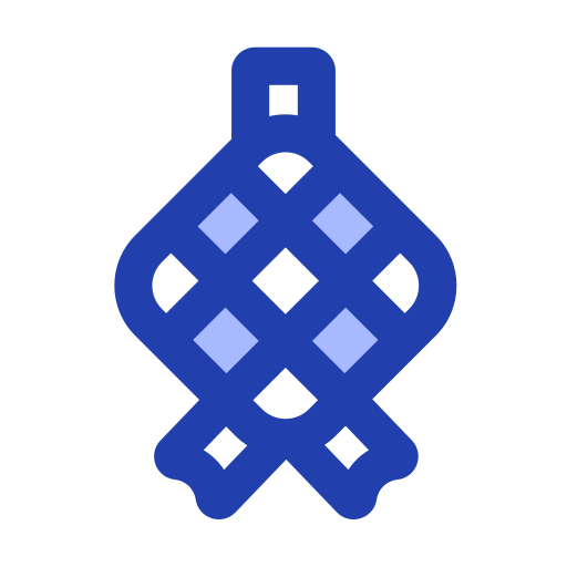 Ketupat Generic Blue icon