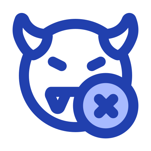 Devil Generic Blue icon