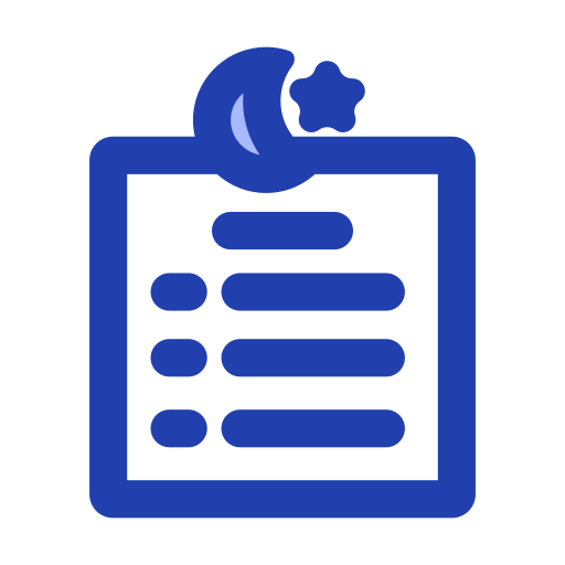 Schedule Generic Blue icon