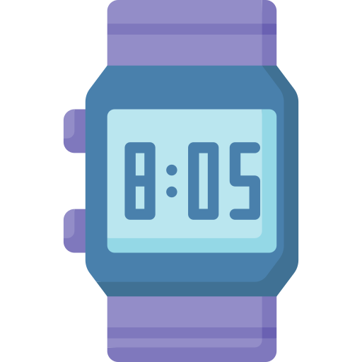 reloj digital Special Flat icono