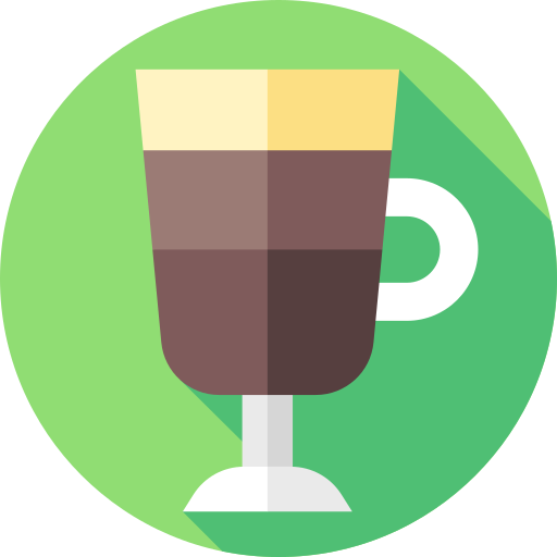 latté Flat Circular Flat icon