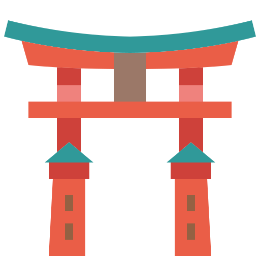 santuario itsukushima Generic Flat icono