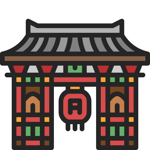 puerta kaminarimon Generic Flat icono