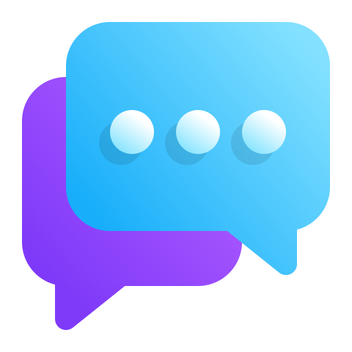 chat Generic Flat Gradient icono