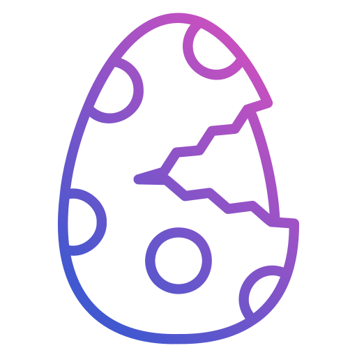 zerbrochene eier Generic Gradient icon