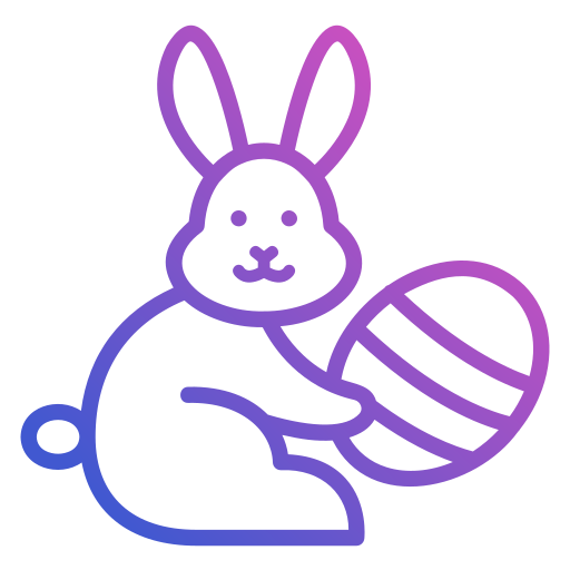 イースターのウサギ Generic Gradient icon