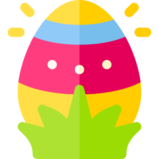 부활절 달걀 Basic Rounded Flat icon
