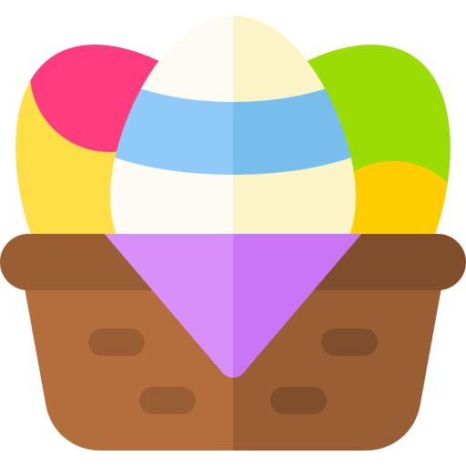 Easter egg Basic Rounded Flat icon