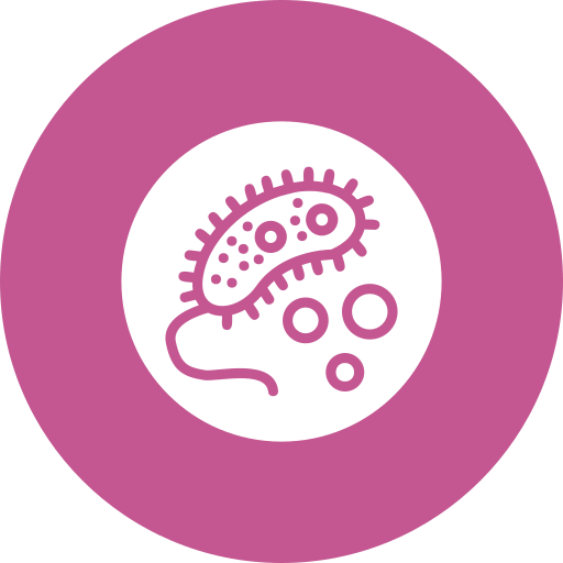 細菌 Generic Circular icon