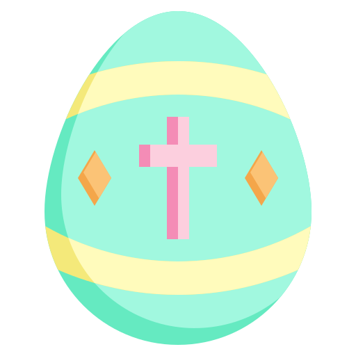 el huevo de pascua Generic Flat icono