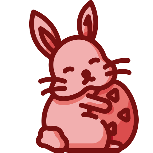 イースターのウサギ Generic Outline Color icon