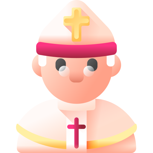 Pope 3D Color icon