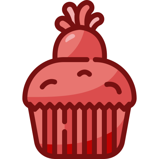 Cupcake Generic Outline Color icon