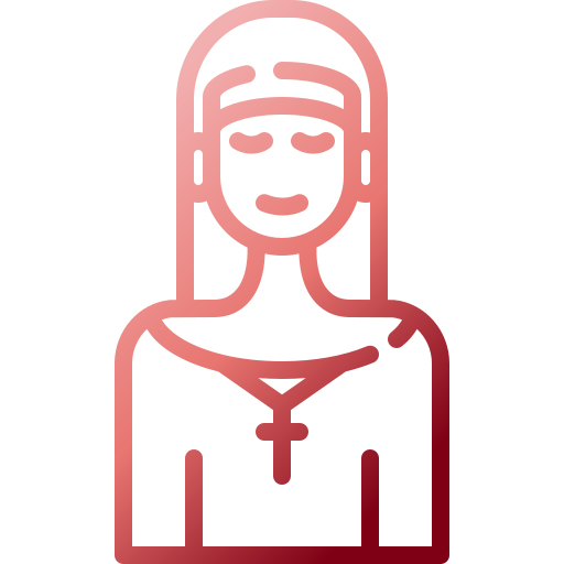 siostra zakonna Generic Gradient ikona