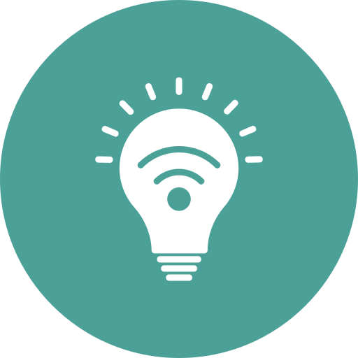 Smart bulb Generic Circular icon