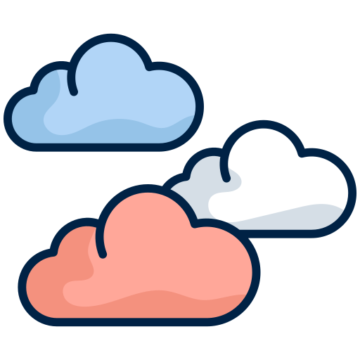nubes Generic Outline Color icono