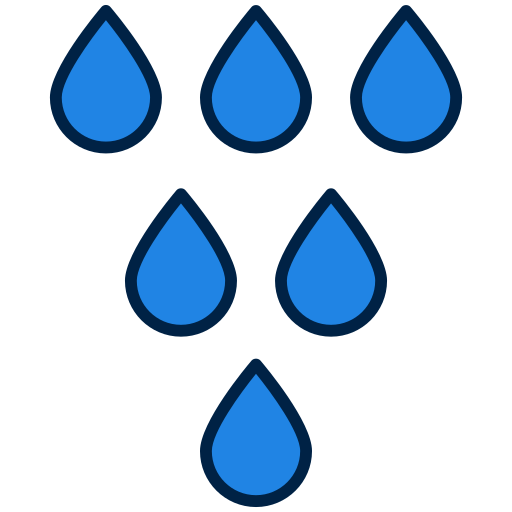 Rain drop Generic Outline Color icon