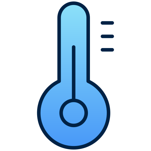 termometro Generic Lineal Color Gradient icona