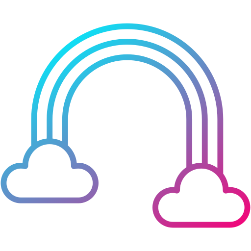 arcobaleno Generic Gradient icona