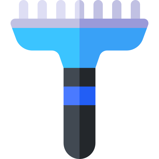 Comb Basic Rounded Flat icon