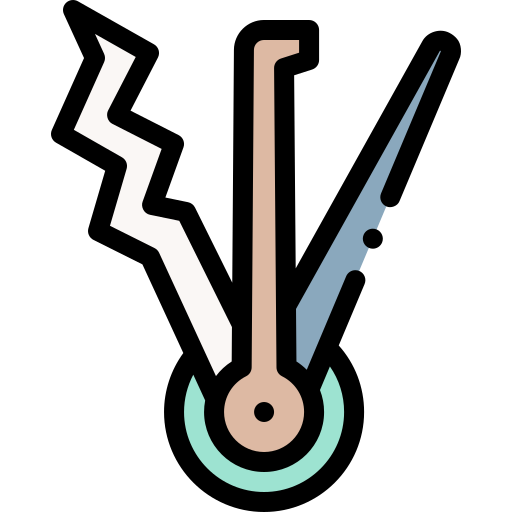 Lock pick Detailed Rounded Lineal color icon