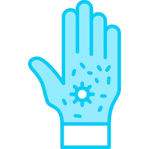 manos sucias Generic Blue icono
